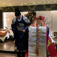 韓国の伝統婚礼衣装