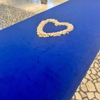フラワーシャワーの会場