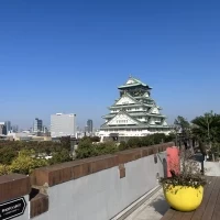 ガーデンからみた大阪城