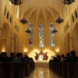 チャペルでの結婚式