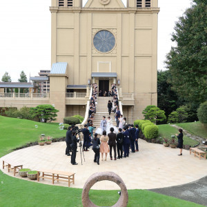 フラワーシャワー|682186さんのPrecious&Gracious マリエール 神水苑の写真(2600906)