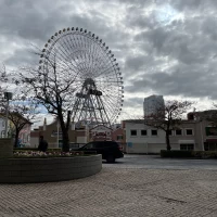 ホテル目の前の様子