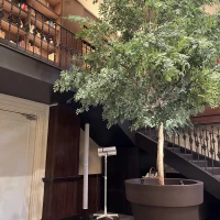 THE SAVOY 大階段と造花(木)