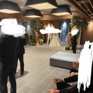 挙式会場外のスペース