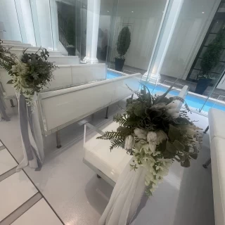 チャペル内装花