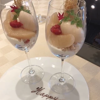 デザートが可愛かったです