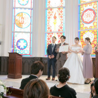 結婚の承認はお互いの友人にお願いしました