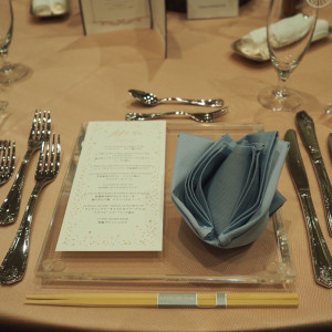 高級感のあるテーブルコーディネートにしてもらえます|682563さんのシャトー ラ・パルム・ドールの写真(1961778)
