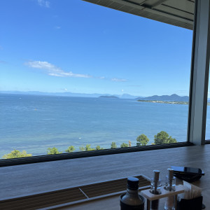 試食をさせていただいたとこからの景色です。|682729さんの琵琶湖マリオットホテルの写真(1963086)