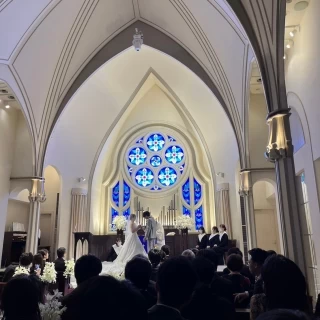 天井の高い挙式場