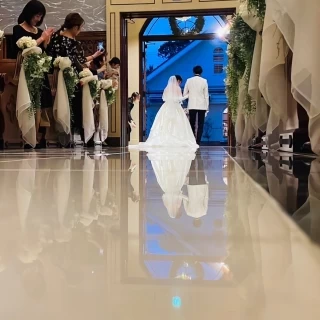 退場時の写真。