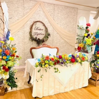 披露宴会場の高佐