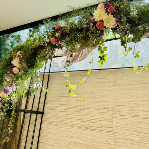 高砂装花アップ
披露宴会場のグリーンと合わせて|683058さんのパトリック・キソ・ガーデンの写真(2053195)