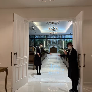 挙式会場入り口