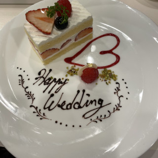 新横浜プリンスホテルで頂いたショートケーキ