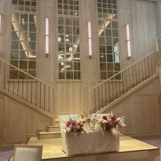 可愛らしい会場