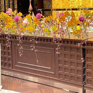 メインテーブル装花|683350さんのラグナスイート名古屋 ホテル＆ウェディングの写真(1969136)