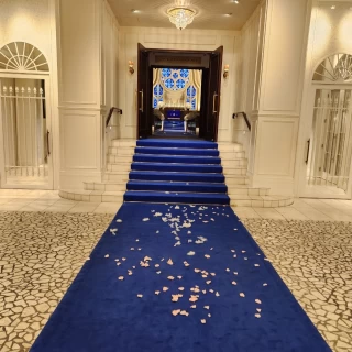 チャペルの出入口から見た風景