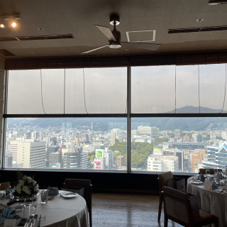 最上階レストランからの景色
