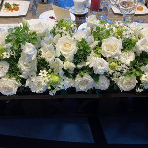 メインテーブルの花|683612さんのグランディエールブケトーカイの写真(1971104)