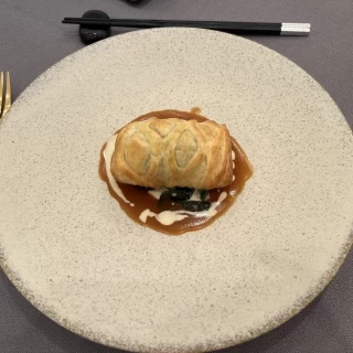 メインの魚料理