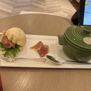 ウェルカムパーティーの際の料理です