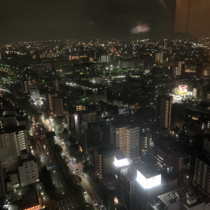 披露宴会場からの夜景|683791さんのANAクラウンプラザホテルグランコート名古屋の写真(1972133)
