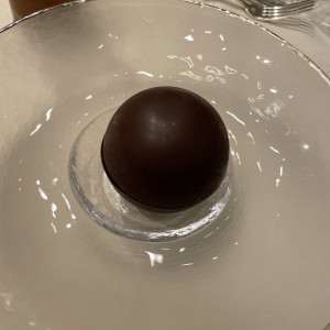 デザートのチョコレートが溶ける前|683860さんの赤坂ル・アンジェ教会の写真(1984893)
