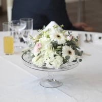 お客さんのテーブルの花