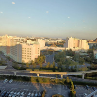 披露宴の会場の窓から見れる景色