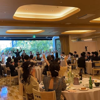 披露宴会場からガーデン