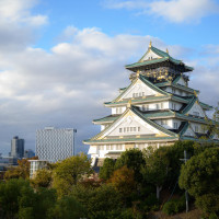 大阪城が間近でみることができます