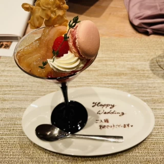 この辺りの結婚式場の中ではクオリティが高いと思う。