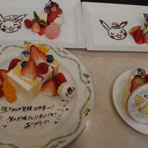 ポケモンウェディングバージョンのケーキ|684008さんのラグナヴェール 名古屋（LAGUNAVEIL NAGOYA）の写真(2099894)
