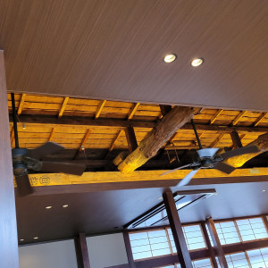 チャペルの天井に見える梁|684059さんのHATSUNEYA GARDEN ～since1868 Kawagoe～（ハツネヤ ガーデン）の写真(2076894)