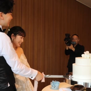 ケーキ入刀