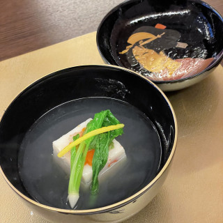 試食のお吸い物