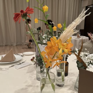 テーブル装花