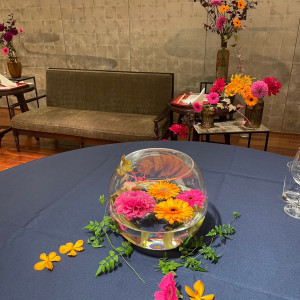 テーブル装花|684207さんの名古屋 河文の写真(1986424)