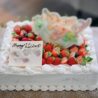 味も見た目も希望にぴったりのケーキでした！！