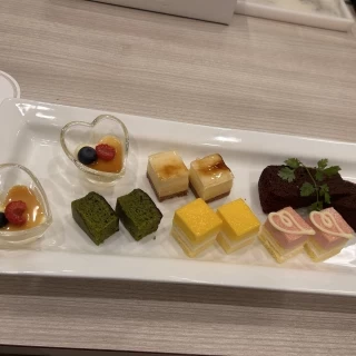 披露宴後デザートをプレゼントして頂きました！