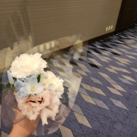 このくらいに持ち帰りで花をまとめてくれます