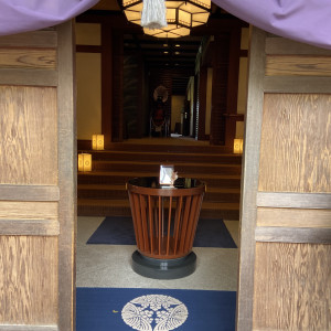 披露宴会場入り口全体|684584さんの大阪城西の丸庭園 大阪迎賓館の写真(1977991)