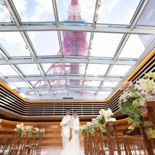 東京タワーが印象的な挙式会場
