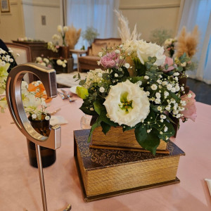 テーブル装花|684763さんのモアフィール宇都宮プライベートガーデンの写真(1979395)