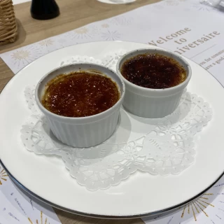 試食で出していただいたデザート