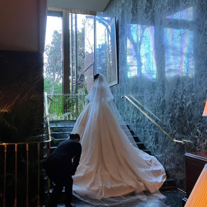 挙式前撮影(@式場)|685283さんのホテル椿山荘東京の写真(2086034)
