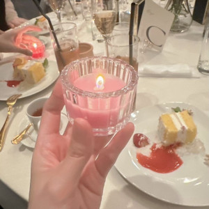 キャンドルサービスありました|685433さんのTHE TOWER HOTEL NAGOYA（ザタワーホテルナゴヤ）の写真(2487257)