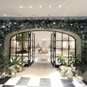 エレベーターを降りてすぐ入口です。入口から既に可愛いです|685475さんのチャペル・ド・コフレの写真(1985706)