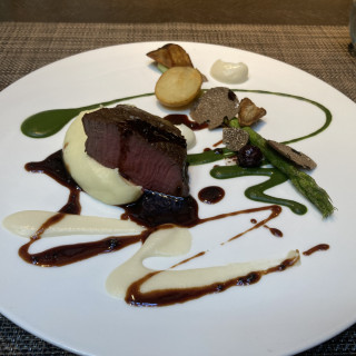 メインの牛フィレ肉